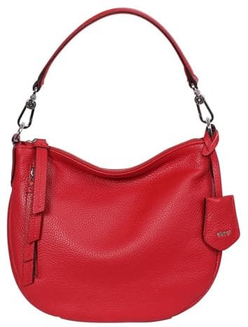Abro Leather Adria Hobo Bag Juna XS Red