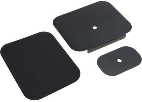 Pjeghbvop Elegante placa de refuerzo de soporte de monitor para soporte de monitor de mesa frágil, placa de soporte de acero que se adapta a la mayoría de soportes de monitor