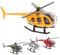 SOPOTUTU Modèle Hélicoptère en pour Garçon et Filles Jouet d'avion Miniature 4 Pièces Décoration Jouets pour Garçons Taille Compacte Décoration de Fête