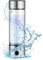 QJUZO Hydrogen Water Bottle, 460ml Hydrogen Water Bottle Generator, Leak-Proof, SPE/PEM Technology, 1600PPB Hydrogen-Rich Water In 3 Min for Home, Office, Travel, Sliver