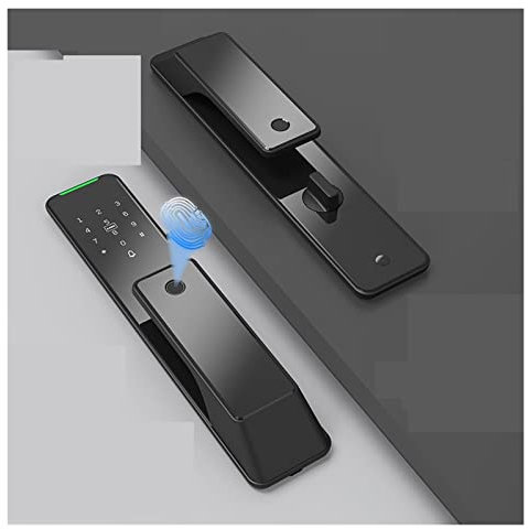 Smart Locks Front Door, TT Lock Full-Automatic Electronic Smart Door with Biometric Fingerprint APP NFC Key Unlock