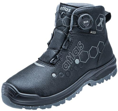 Atlas XT 550 BOA GTX S3 Sicherheitsschuhe mit Gore-Tex Extraguard Obermaterial, wasserdicht, mit Aluminiumkappe und Durchtrittsschutz W10