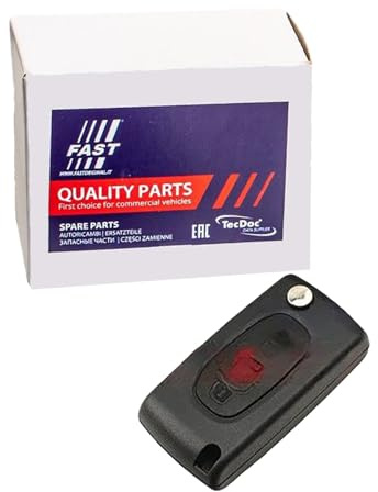 FAST FT82450 Schlüssel-Gehäuse Kompatibel mit CITROËN BERLINGO B9 5904157898013 6490C8 6490FS