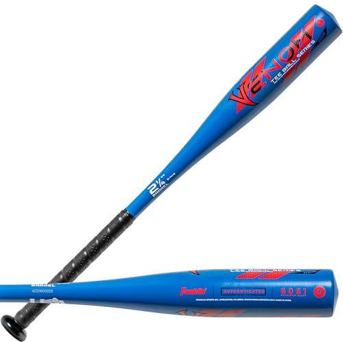 Franklin Sports, OFFIZIELLER Teeball Bat, Venom 1100 Official Teeball Bat - 25 (-11)