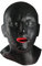 Hipipro Latex Kopfmaske Erwachsene Gefälschte Maske Gesichtsmaske Vollmaske mit Knebel und Nase Stecker