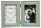 Hampton Frames Paloma Bilderrahmen, Shabby-Chic, holz, graugrün, Double 2-4x6