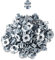 LIKERAINY T Dado Filettato M4 x 8mm T-nuts Dadi a Quattro Punte T-Scanalatura Inserti Blindati Dado a Ragno in Metallo Placcato Zincato per Mobili de Legno 200Pcs
