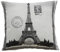 Gardinenbox Kissenbezug Sofakissen Kissenhülle Hülle Gobelin Jacquard Reißverschluß Pflegeleicht Dekokissen Landhaus 45x45 cm Paris, 202069