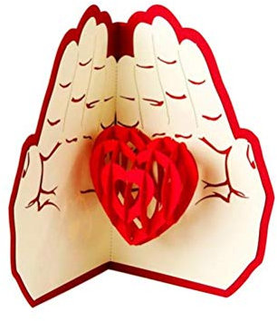 Oulensy 3D-pop-up-Karten Jahrestag Baby Geburtstag Ostern Muttertag Vatertag New Home Neujahr Danksagung