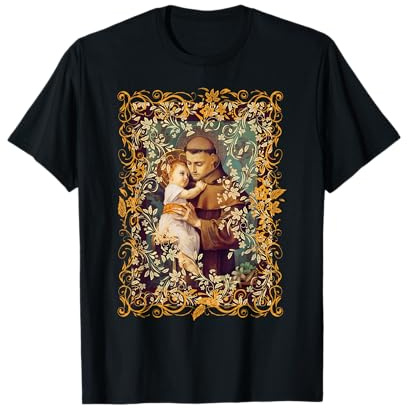 Saint Anthony of Padua Catholic St. Rosary Prayer T-Shirt