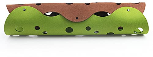 Felenny 2Pcs DIY Katze Tunnel Spielzeug Peek Loch Spielzeug Durable Pet Spielzeug Spielen Tunnel Abnehmbare Waschbar Filz Katzenstreu Pet Liefert für Katze Welpen Kaninchen