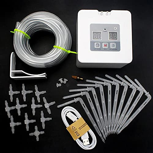 Automatisches Bewässerungssystem, USB & Akku Indoor Micro Selbstbewässerung Bewässerungssystem für Pflanzen von Innen, Garten, Topfpflanzen (Batterie nicht enthalten)