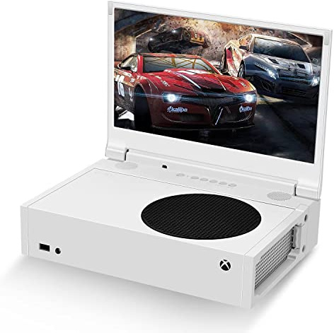 G-STORY Moniteur portable de 31,5 cm pour Xbox Series S, moniteur de jeu portable 1080p IPS pour Xbox Series S (non inclus) avec deux HDMI, HDR, Freesync, mode jeu, moniteur de voyage pour Xbox Series