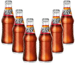 Mezzo Mix 6er Set Mezzo Mix 6x 0,2L inkl. Pfand MEHRWEG Glas Cola küsst Orange