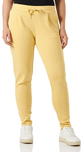 ICHI IHKATE PA2 Damen Sweathose Sweatpants Relaxhose mit Stretch Schmaler Schnitt mit Elastikbund, Größe:XL, Farbe:Jojoba (140935)