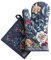 Maison d' Hermine Ofenhandschuh (19cm x 33cm) + Topflappen (20cm x 20cm), 100% Baumwolle, hitzebeständiger Küchenhandschuh für Koch, Kochen, Grillen, Christmas Joy – Erntedankfest/Weihnachten