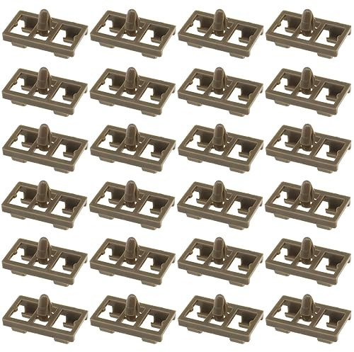 EMSea 30 Stück Dichtungsclips für Untere Türdichtung für X5 E53 51337052945 Kunststoff Kfz Türdichtungsverkleidung Montageclips Befestigungselemente