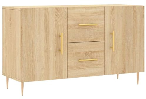 vidaXL Sideboard Sonoma-Eiche 100x36x60 cm Holzwerkstoff