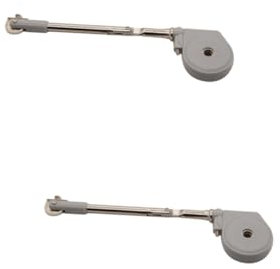 DOITOOL 2piezas Soporte Hidráulico De Gas Para Muebles Amortiguador Neumático De Fácil Instalación Resistente Fugas Para Puertas De Gabinete Apertura De Grados