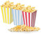 ZooYoo 12 Stück Popcorn Tüten Klein Rot Gelb und Blau - 5.5 * 7.5 * 10.5cm - für Geburtstag Party Deko,Baby Shower Party,Gender Reveal,Eine Babyparty