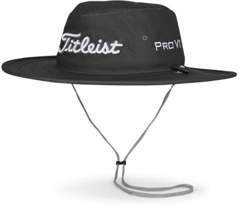 Titleist Tour Aussie Hat Schwarz/Weiß
