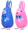 Hase Luftballons, 2 Stück Folienballon Hase, Airwalker Ballon Hase, XXL Luftballon Bunny Walking, Rabbit Ballon für Kinder Geburtstags Festival Party Dekoration Geschenk