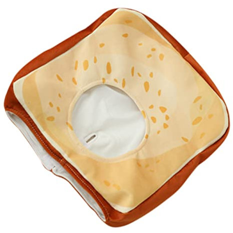 Yardwe Halloween Kopfbedeckung Prop Toast Brot Party Hut Weiche Pp Baumwolle Warm Und Gemütlich