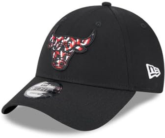 New Era Chicago Bulls NBA Cap Camouflage verstellbar Basketball Kappe schwarz - One-Size