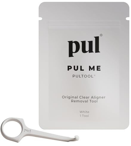 PUL Aligner Removal Tool - White | Safe & Hygienic Hook for Invisalign & Retainers | Gentle BPA-Free Design for Daily Use | Pack of 1