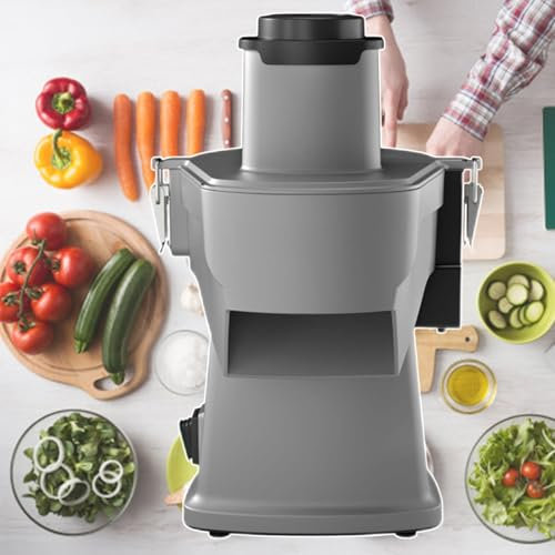 Multifunktionaler Automatischer WüRfel- Und Schneideschneider, Elektrischer Pommes-Frites-Schneider, Zwiebelzerkleinerer, Kartoffelschneider, GemüSeschneider FüR Den Gewerblichen Heimgebrauch,220V