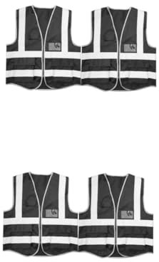 Supvox 2 Sätze Reflektierende Westen Wiederaufladbar Sichtweite Flecken Hosenträger Reflektierendes Laufen Sensor Streifen Im Freien Laufweste Gestrick Black 2 Stück * 2