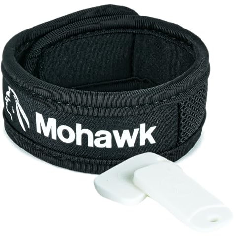 Pulsera de Neopreno con Pastillas Repelentes | Protección anti Mosquitos | Ajustable, Resistente al Agua y Reutilizable | Brazalete Niños y Adultos en Camping, Senderismo y Actividades Aire Libre