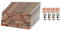 IZODEKOR | Revêtement mural aspect pierre | 100 x 50 x 2 cm | Panneaux muraux effet pierre 3D pour cuisine et salon | Utilisation intérieure et extérieure – Panneaux muraux 3D | Avec colle de montage