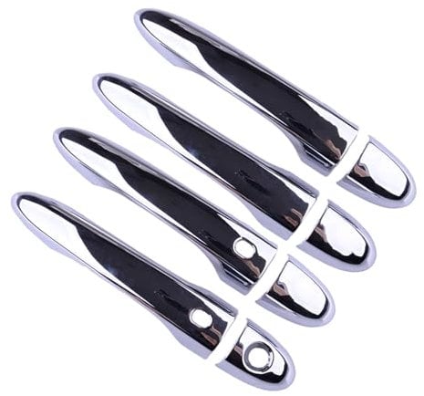 hivxwerm Car Door Handle Cover Compatible with Fiat for 500X 2016 2017 2018 2019 2020 2021 2022 2023 Car Accessories Car Exterior Door Handle Decoration Shell