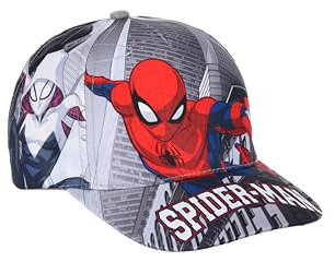 Marvel Spider Man Baseballkappe, Design Spiderman, Venom, Dr. Curtis, Curt Connors und Spider-Woman Kindermütze, Geschenk für Jungen