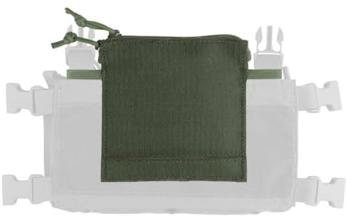 WLXW Small Tactical Pouch Loop&Hook Waist Bag For Fe.rro S.S H.S Plate Carrier Hunting Vest Admin Pouch Airsoft Chest Rig Storage Pack(RG)