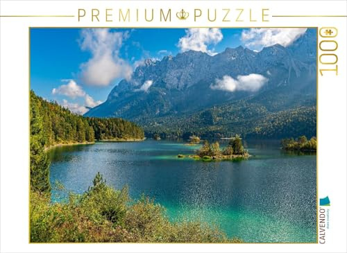 Puzzle · Der Eibsee unterhalb der Zugspitze im Wettersteingebirge | 1000 Teile · Lege-Größe 64 × 48 cm · CALVENDO Puzzle