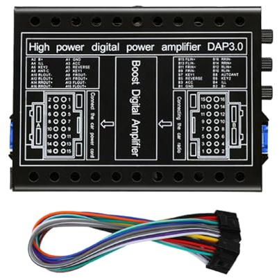 SHOOYIO Car DSP Amplifier Boosters Digital Sound Processors For Lossless Upgrade Compact Car Amplifier Installation