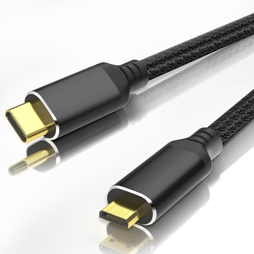 RUIZHI Cable USB C a Micro HDMI 4K de 90 cm, color negro