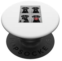 Hunde Fotobox Meme lustiges Riesenschnauzer Hund PopSockets Klebender PopGrip