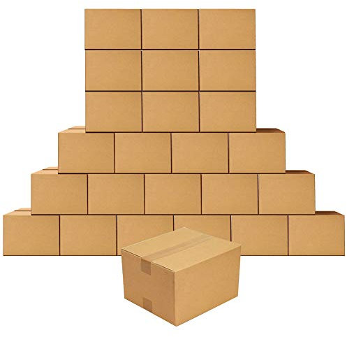 Umzugskartons 22,9 x 15,2 x 10,2 cm, Wellpappe, 25 Stück