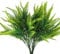 HUAESIN 4pcs Planta Artificial Exterior Resistente UV Rama de Boston de Helecho Artificial Decorativa Verde Flores de Plastico Arbusto para Jardinera Patio Boda Jarrones Hogar Jardín Granja 40cm