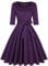 MINTLIMIT Women's 1950s Sweetheart Vintage Dresses Audrey Hepburn Style Party Dresses,3/4 Sleeve_E,X-Large