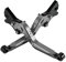 MZ-STORE CNC Aluminium Motorrad Einstellbar Faltbar Brems Kupplungshebel für GTS 125 150 250 300 Grantuiismo 125 200-Grau+Grau+Schwarz+Schwarz