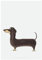 Dori´s Prints DIN A4 Dackel Poster Haustiere - Wandbilder Hund Geschenk Dackel, minimalistische Wandkunst - Kunst direkt vom Künstlerin - Kunstdruck auf original Fine Art Papier