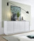 Web Convenienza Buffet avec 4 portes Made in Italy – Buffet collection Ice pour salon cuisine entrée salle à manger meuble design moderne original blanc laqué brillant