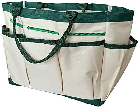 INDA-Exclusiv Werkzeugtasche Gartentasche Aufbewahrungstasche Tasche + 8 Außenfächer 33x16xH25cm