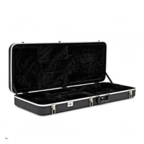 gear4music Hard Shell ABS Guitar Flight Case for Electric Guitars
