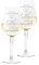 Colorfamily Coppia Calici Personalizzati SanValentino Set da 2 calici Vino SanValentino con Nome Sei la mia coincidenza preferita Innamorati Matrimonio Fidanzamento - Bicchiere in Vetro 500 ml