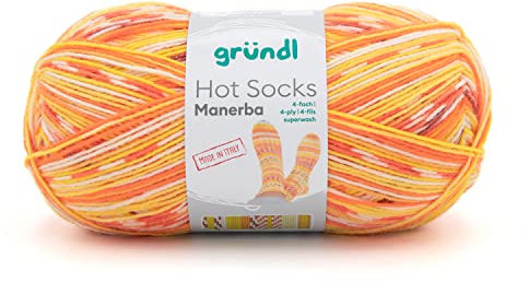 Gründl Hot Socks Manerba 4-fach 06 - Gelb